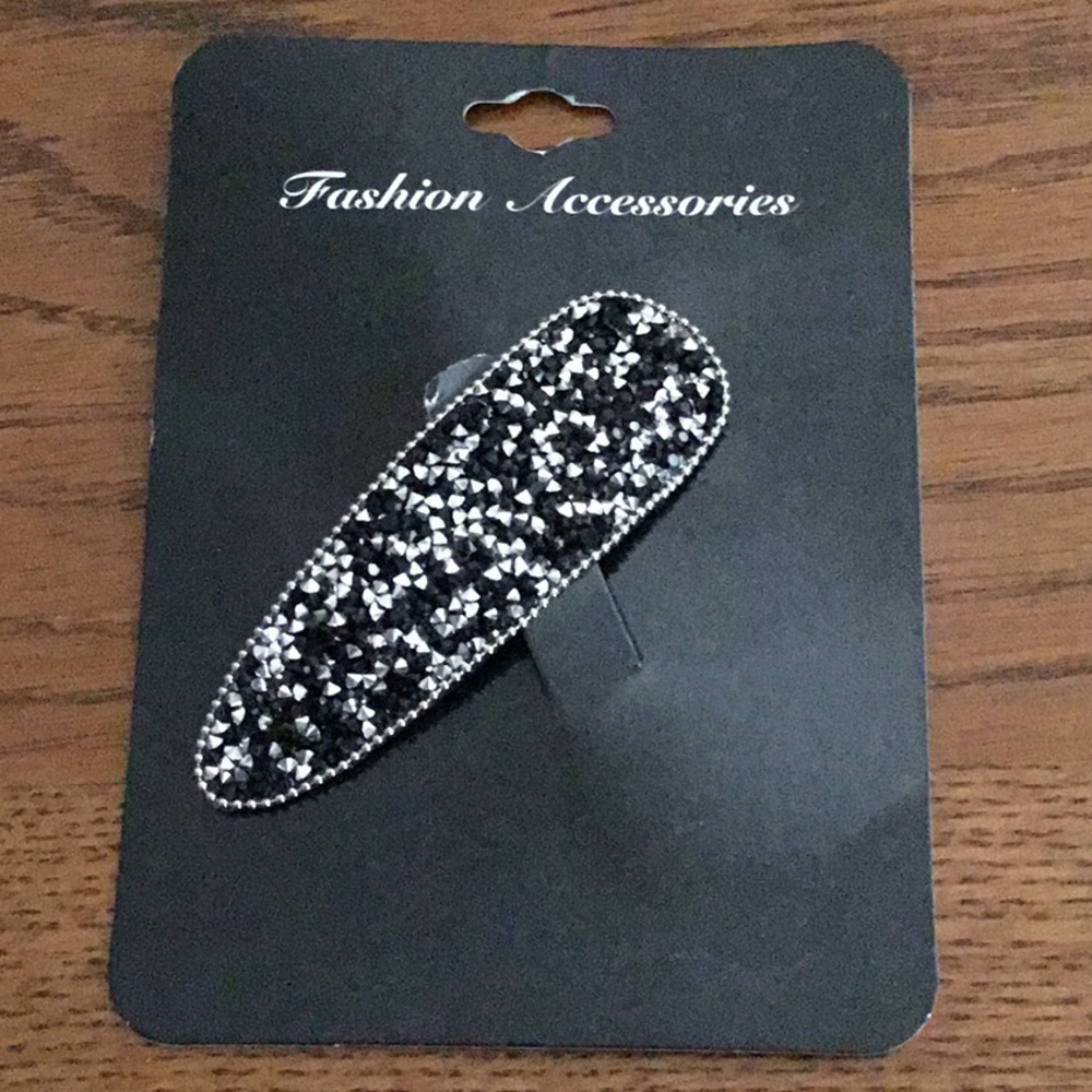 Black and Silver Hair Clip